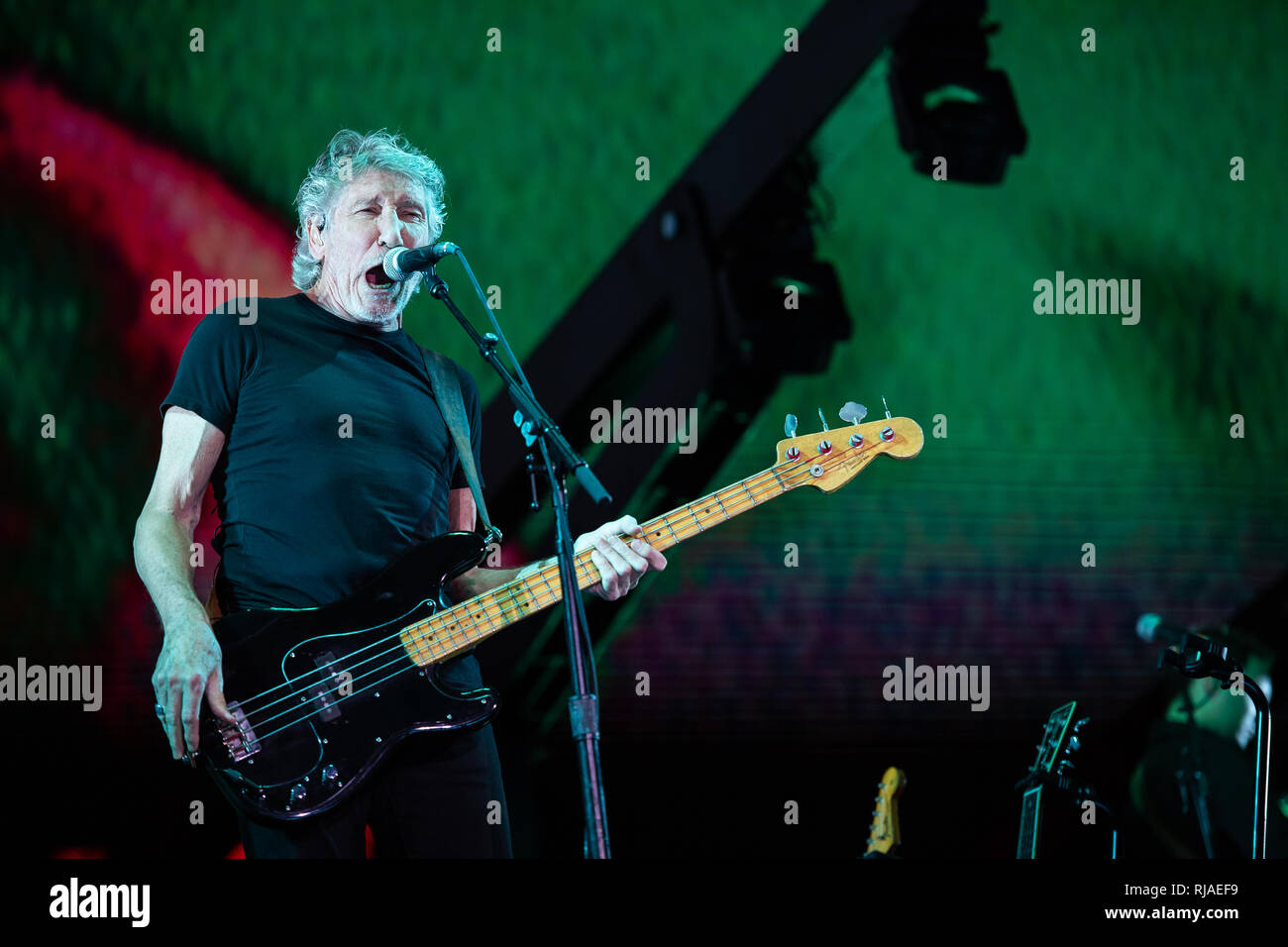 Lucca, Italy. 11th july, 2018. Italy, Lucca singer Roger Waters (Pink