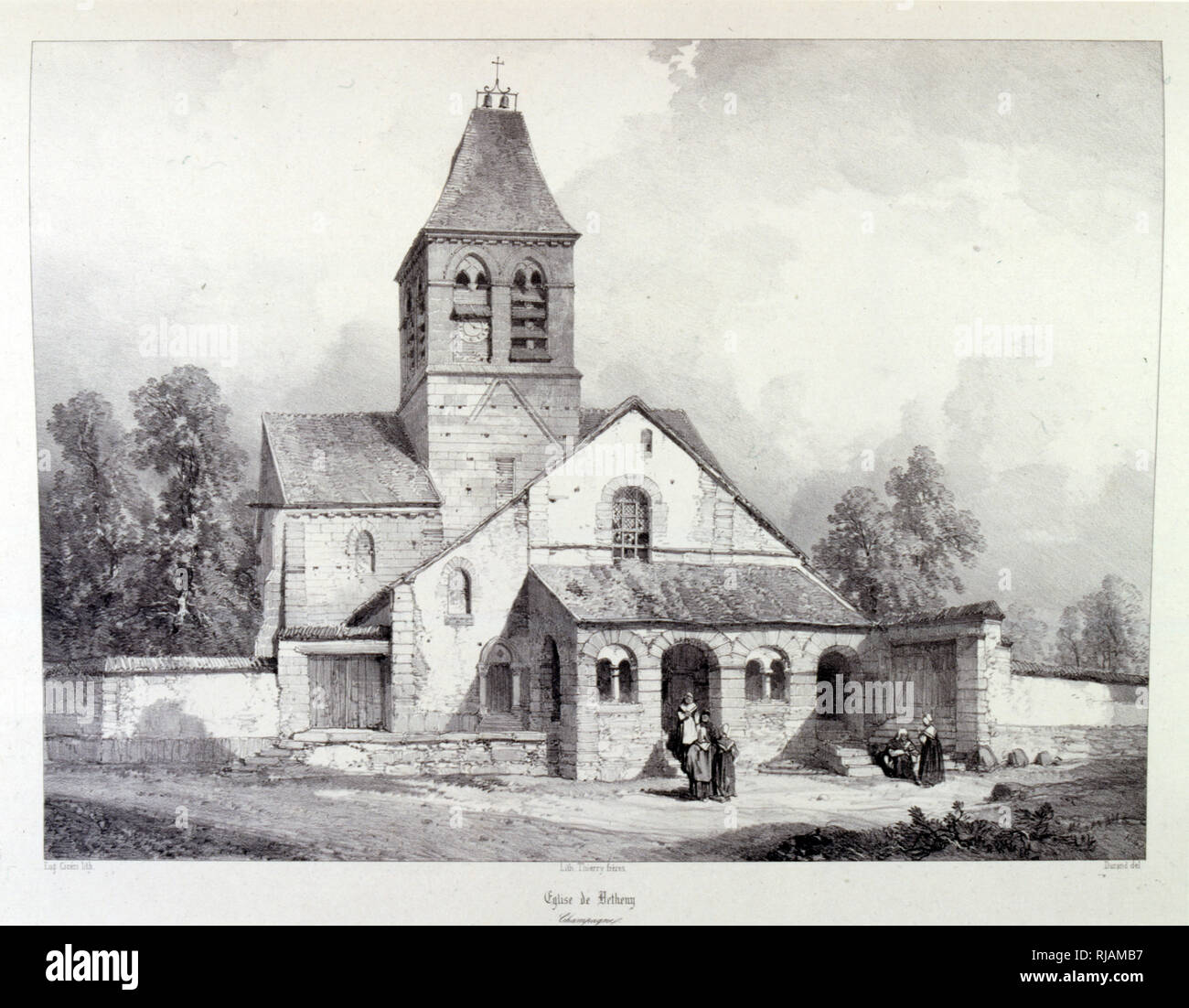 Guerre 14-18 photo 1918 église de Jonchery (Marne) Guerre 14-18 photo 1918 église de Jonchery (Marne)