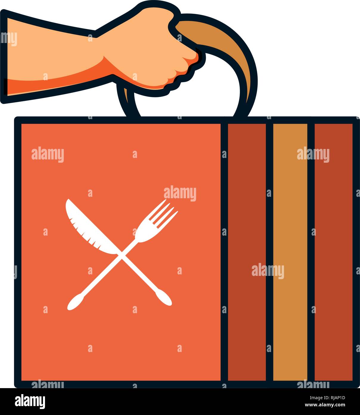 delivery food box icon vector illustration design Stock Vector Image ...