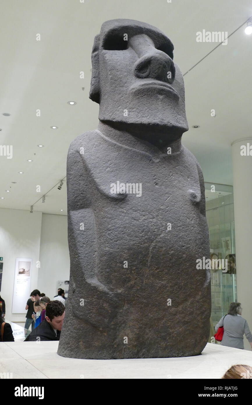 Hoa Hakananai'a is a moai (Easter Island statue) housed in the British