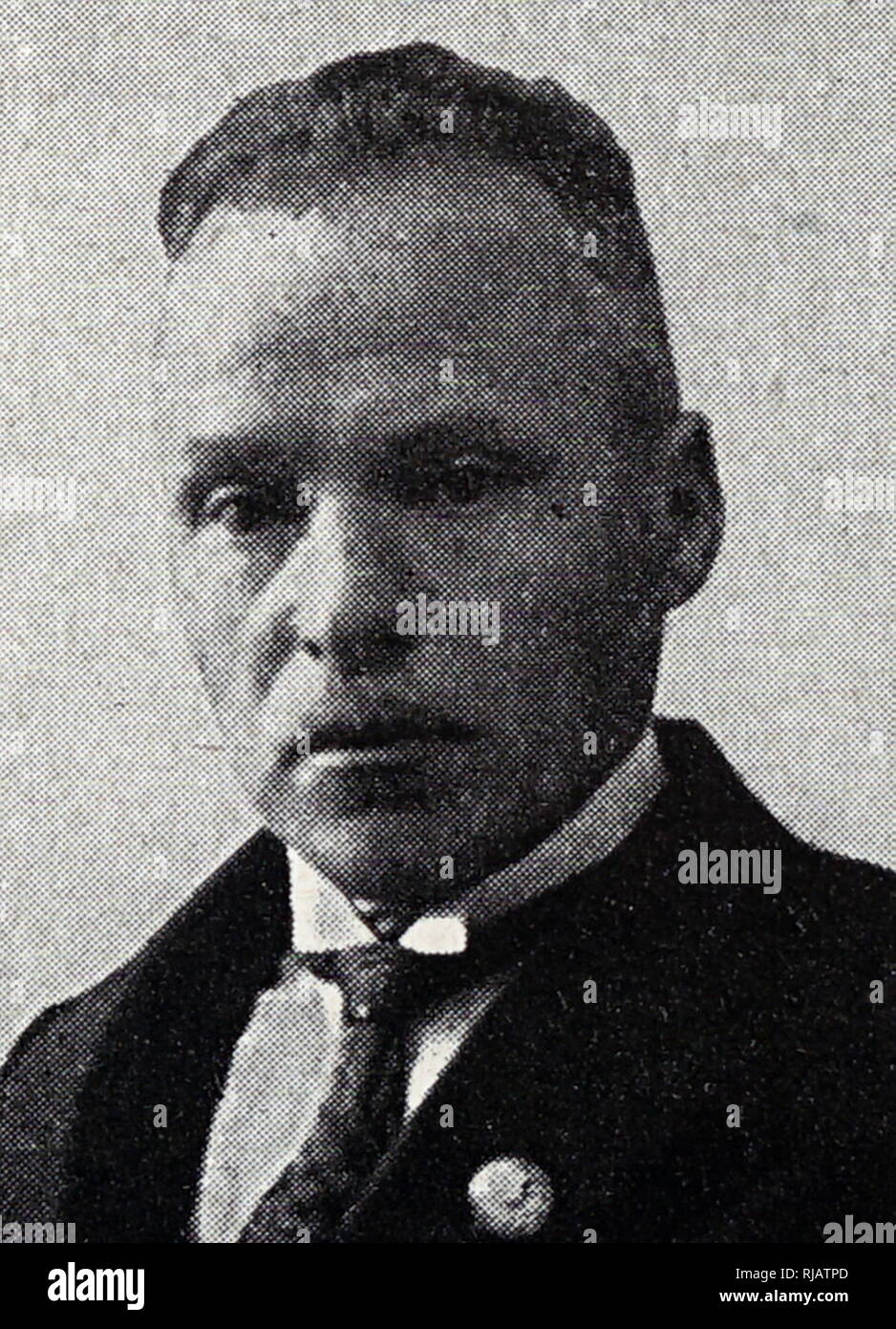 Ernst A Kampmann,  German official at the 1932 Olympic Games, Los Angeles, USA Stock Photo