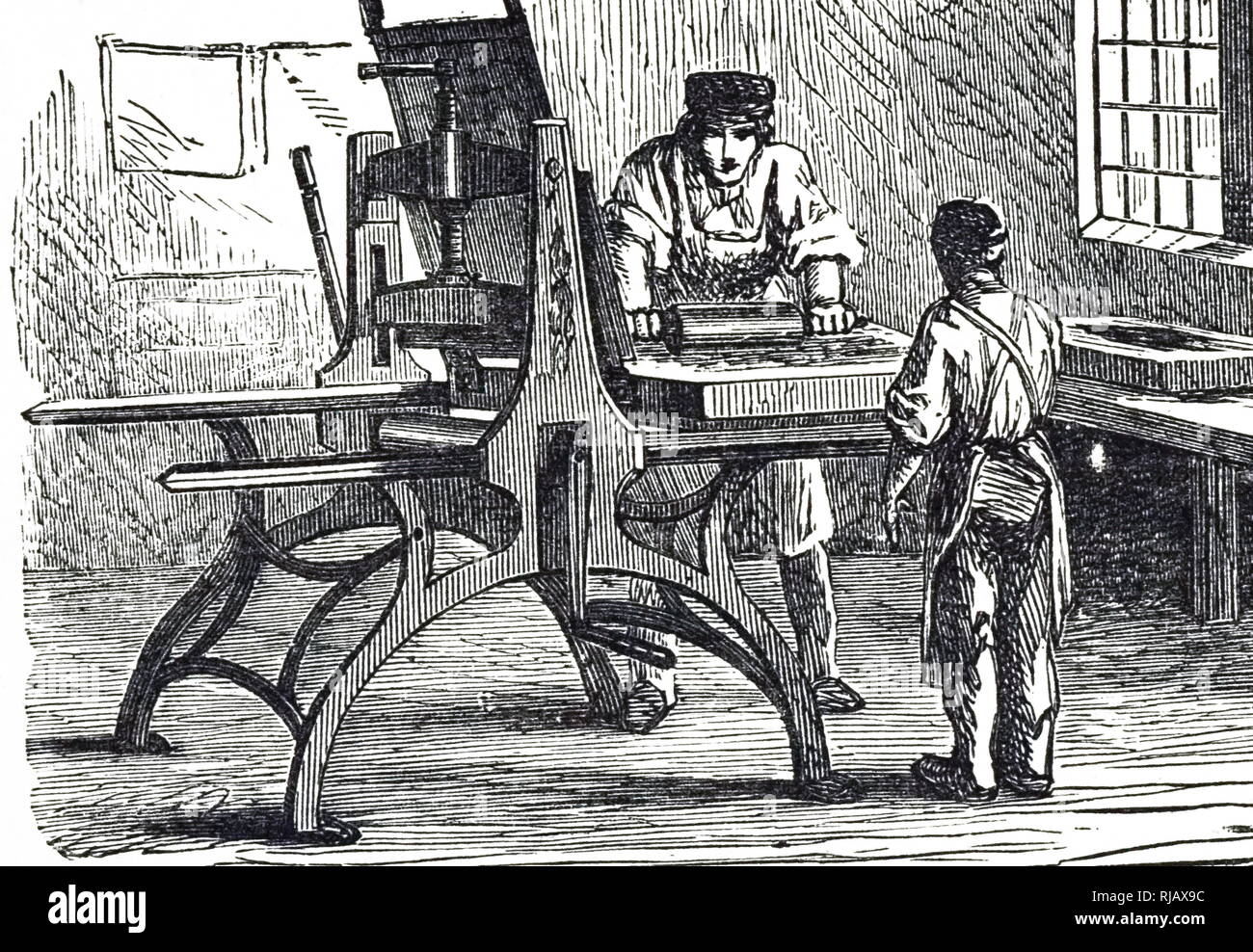 Lithographic Printing Press High Resolution Stock Photography and