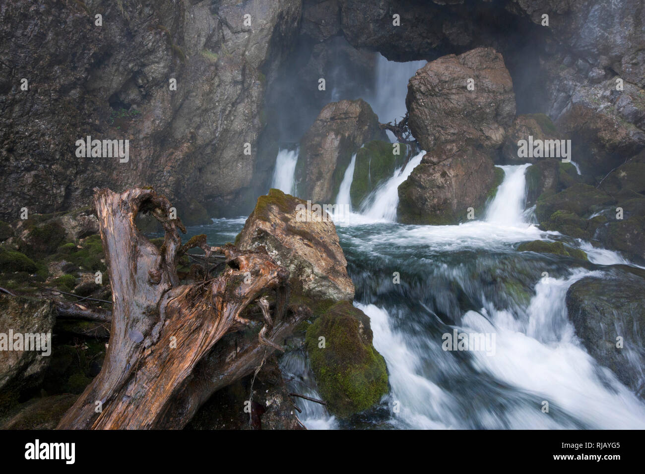 Gollinger Wasserfall, Salzburger Land, Österreich. Stock Photo