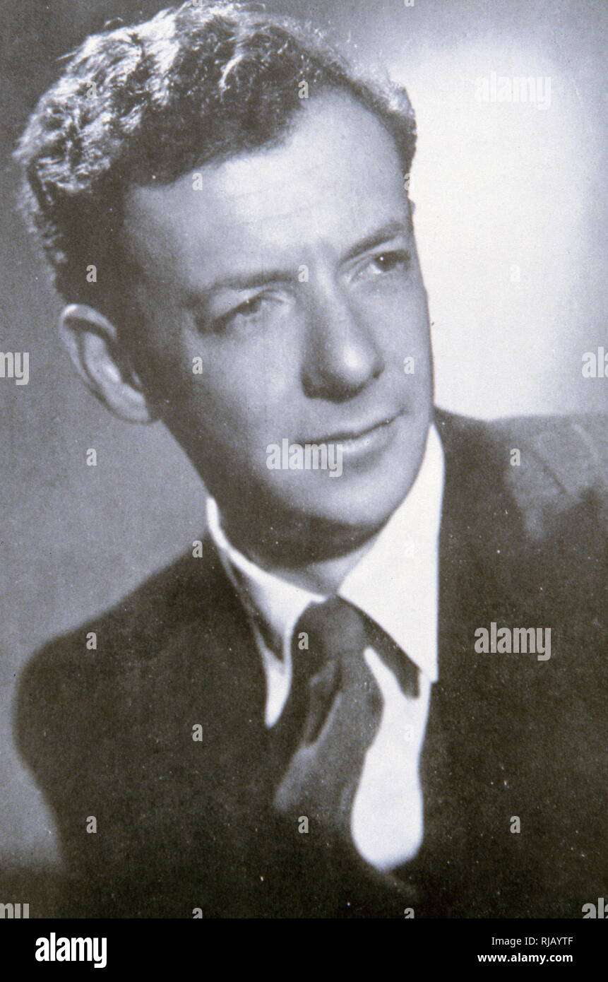 Edward Benjamin Britten,  (1913 – 1976), English composer, conductor and pianist. Stock Photo