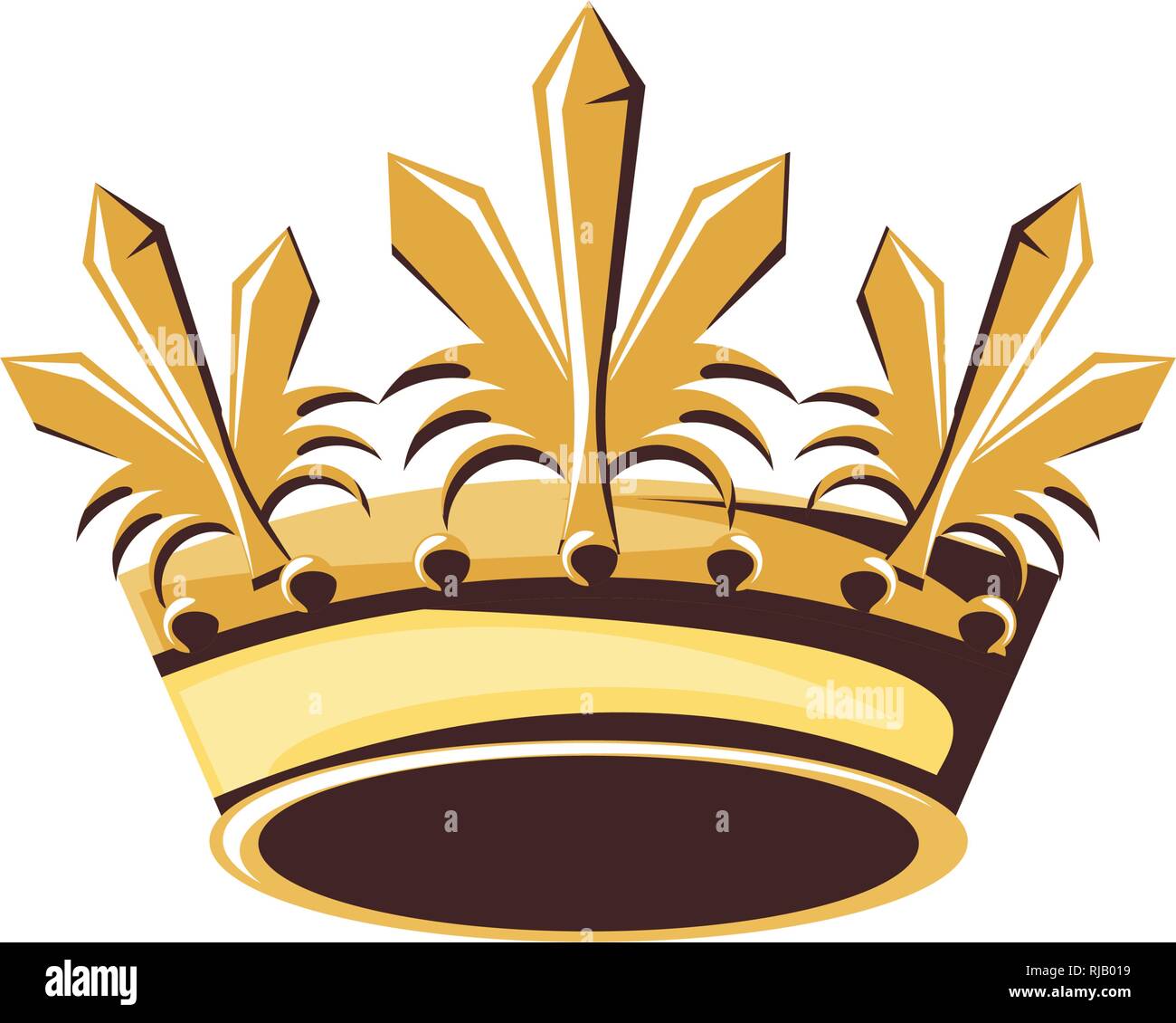 monarchical crown of queen isolated icon vector illustration design ...