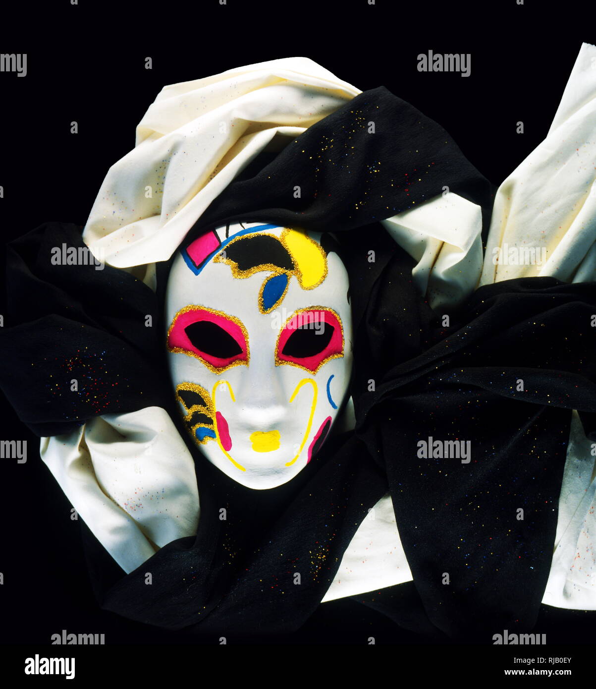 Painted plaster satin silk on wood james m hadley clift hires stock