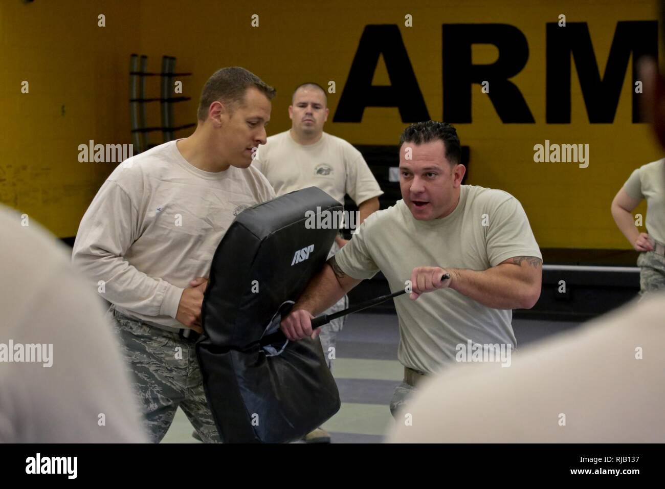 U.S. Air Force Master Sgt. Santiago Tapia, an instructor from the New ...