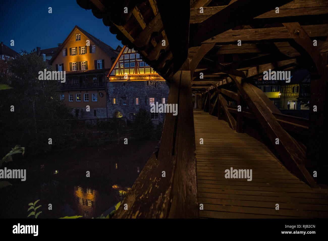 Schw bisch Hall Old Town Stock Photo Alamy