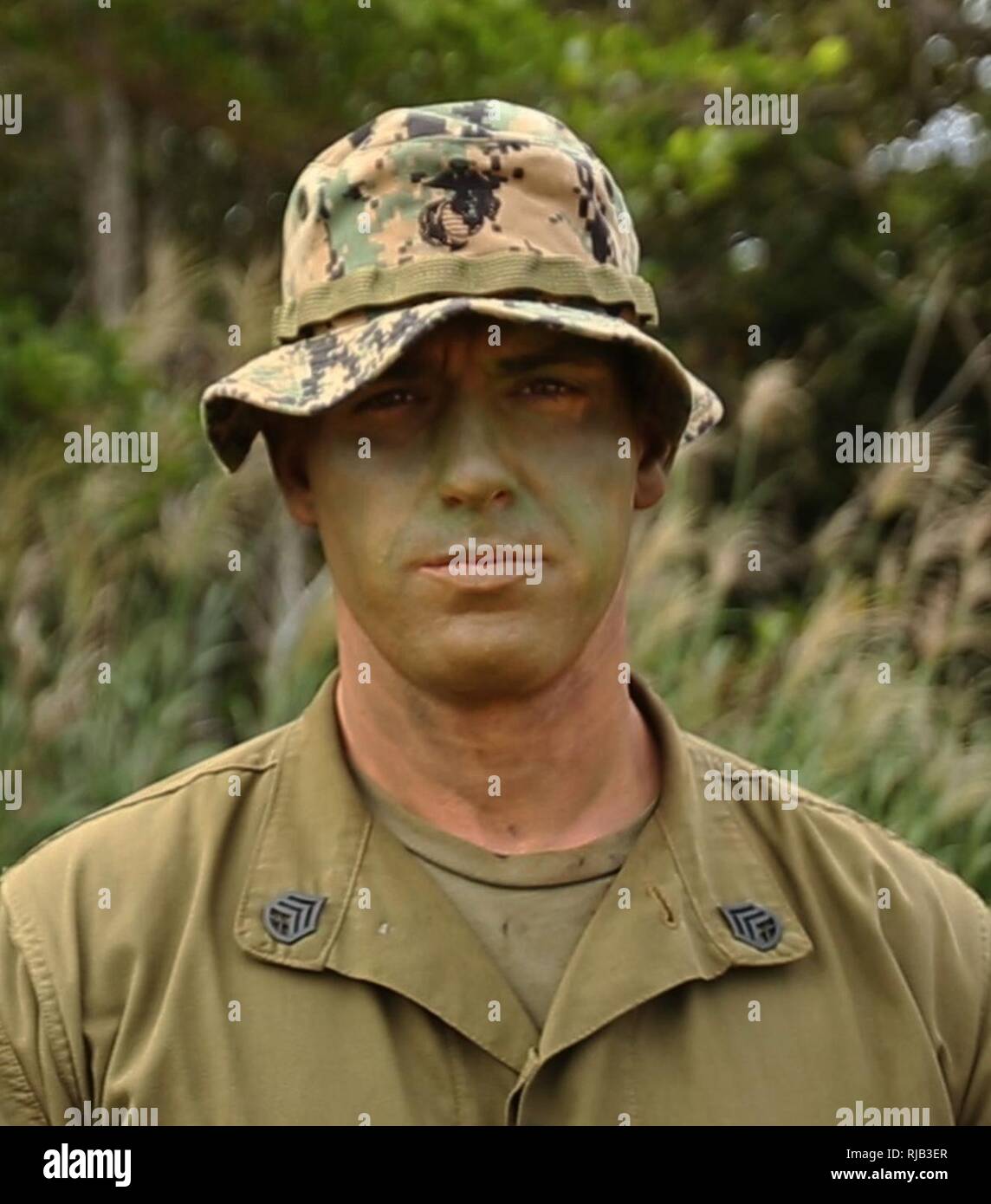 Staff Sgt. David Rogers poses for a photo during Blue Chromite 2017 at ...