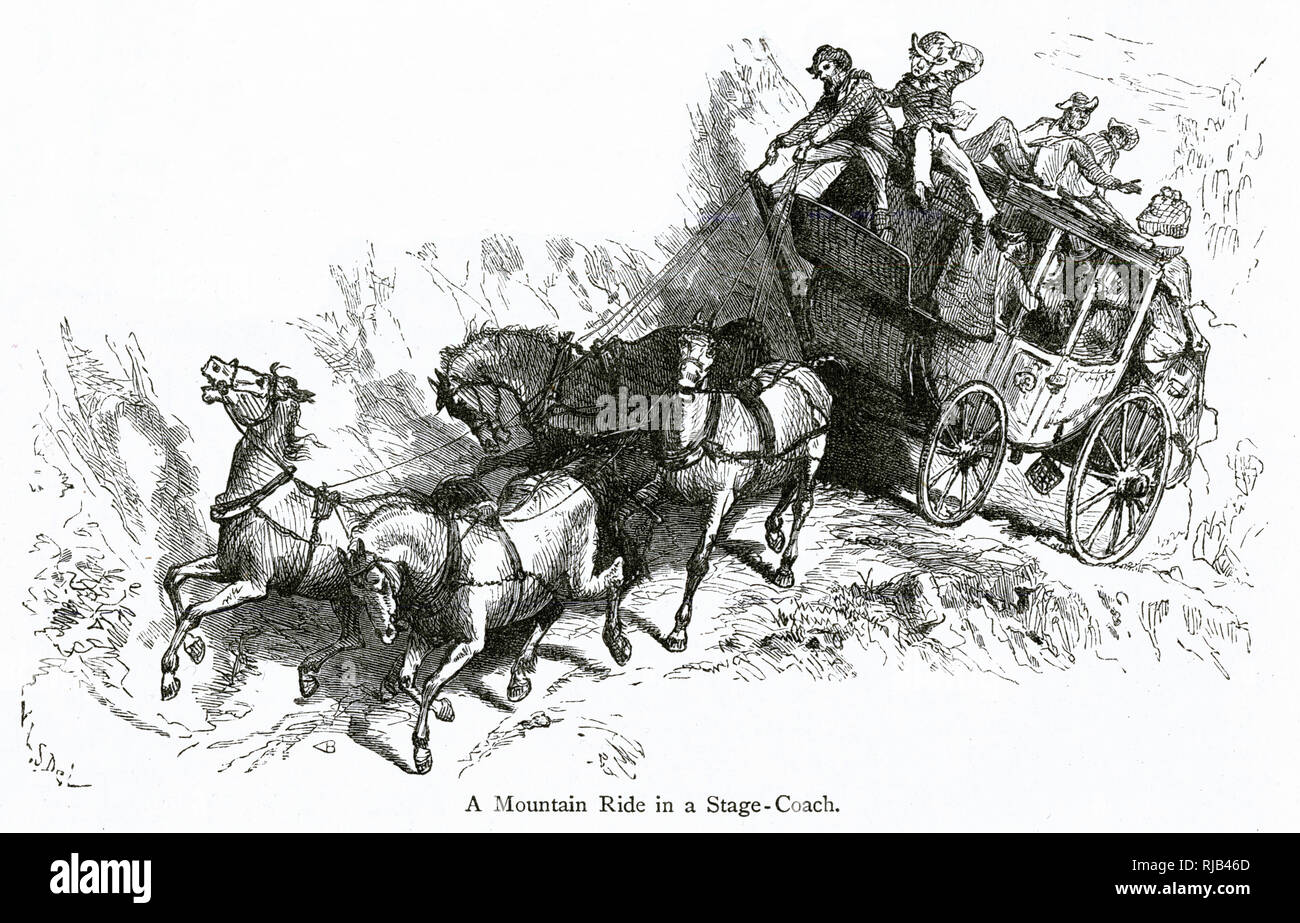 American mail coach hi-res stock photography and images - Alamy