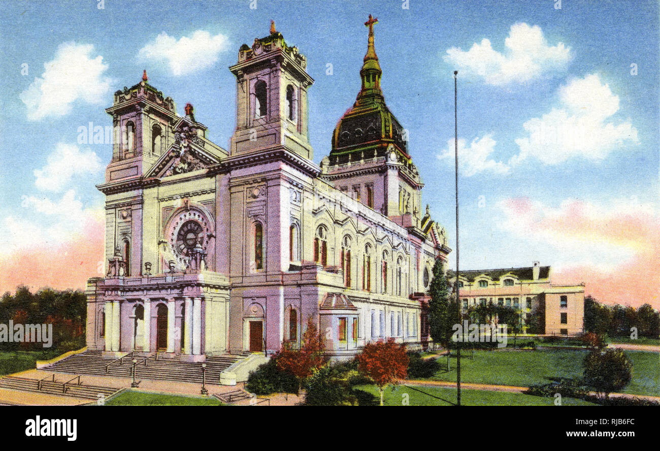 Minneapolis, Minnesota, USA Basilica of St Mary Stock Photo Alamy