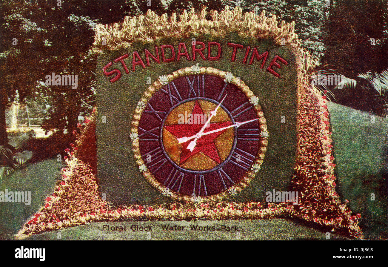 Detroit Clock 1900s clock hi-res stock photography and images - Alamy