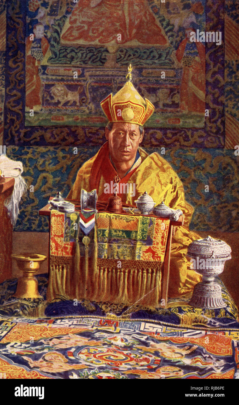 Deb Raja, administrative leader of Bhutan, South Asia Stock Photo