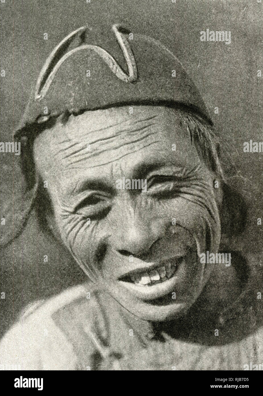 Smiling fisherman, Zhoushan Island, China, East Asia Stock Photo