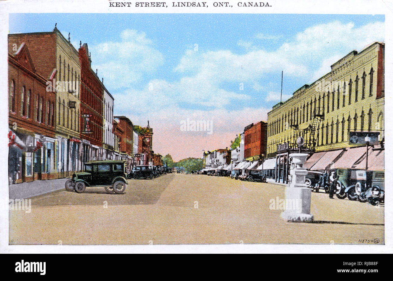 Kent Street, Lindsay, Ontario, Canada Stock Photo Alamy