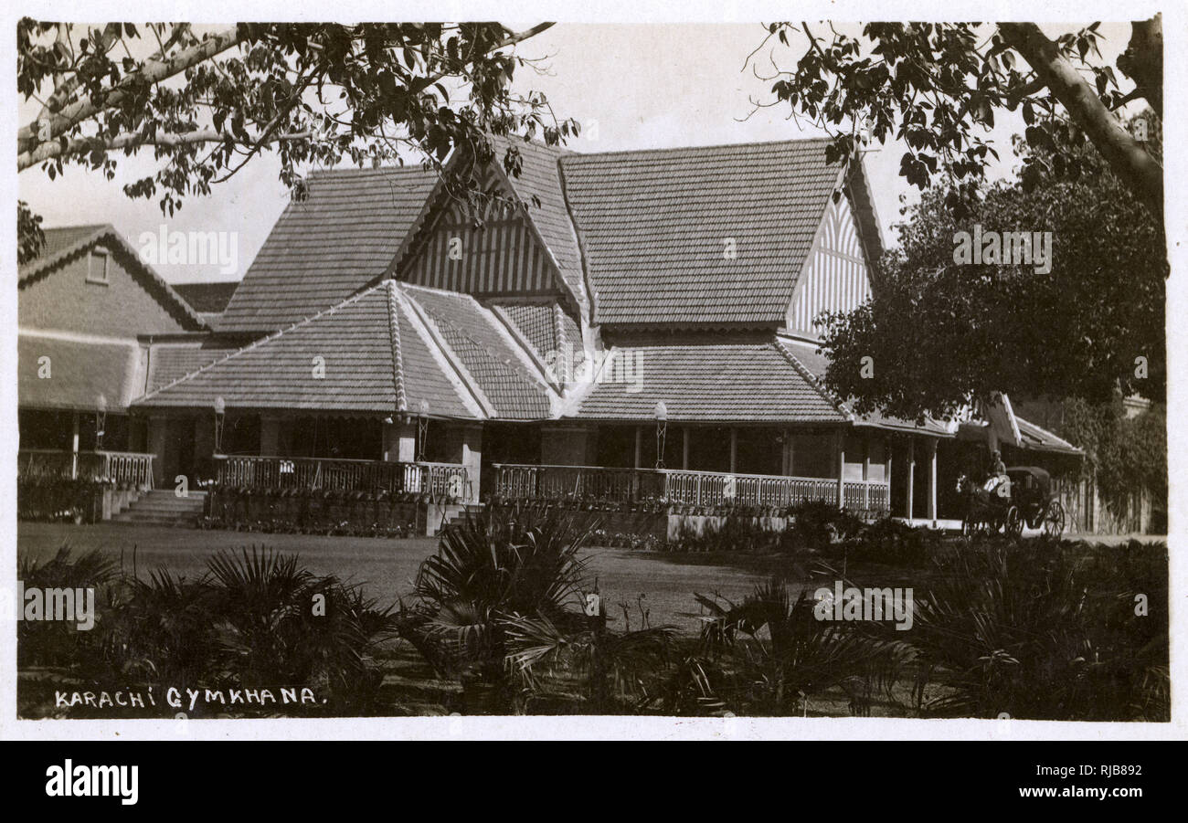 Gymkhana Club, Karachi, British India Stock Photo Alamy