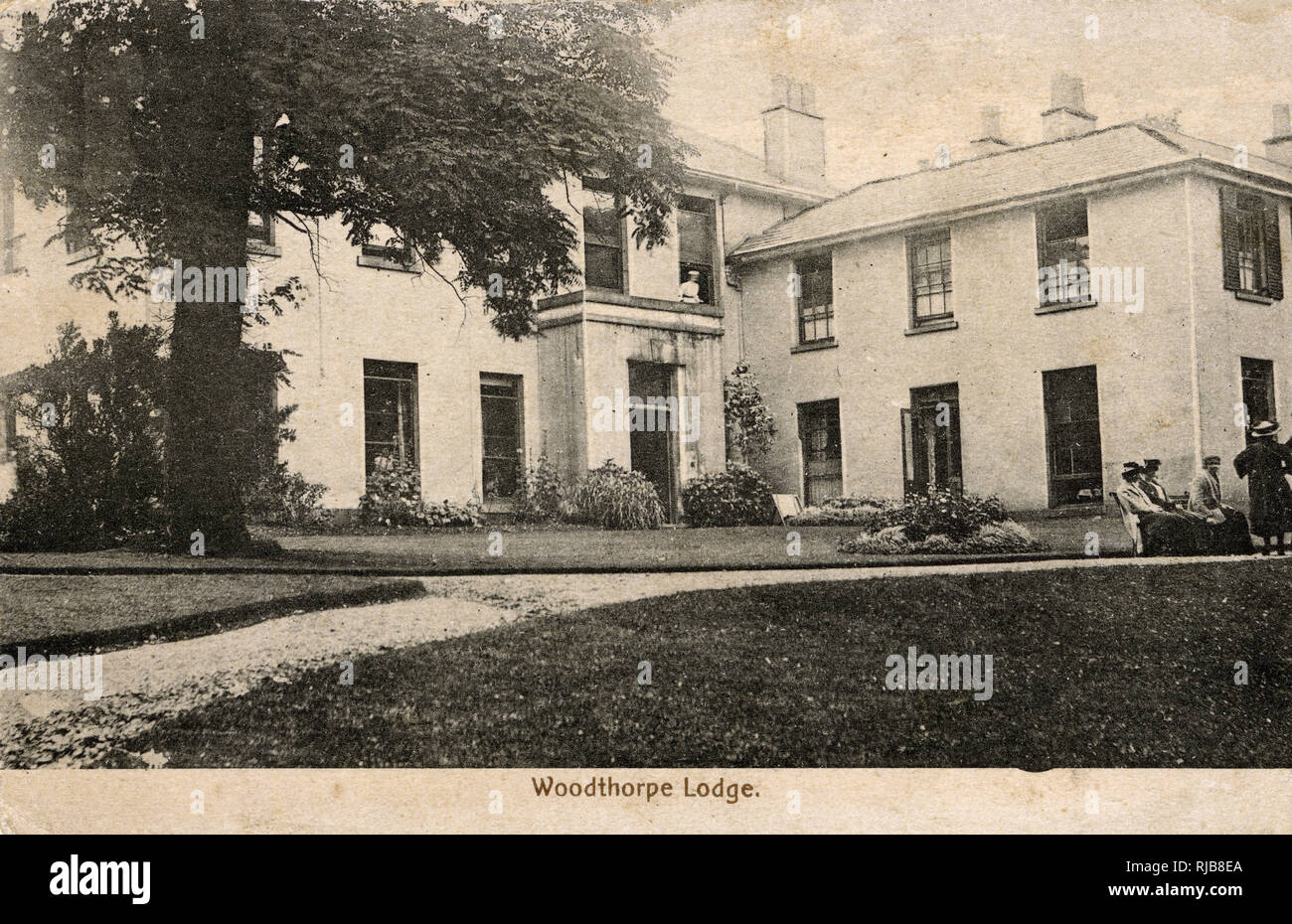 Woodthorpe Lodge convalescent hospital, Woodthorpe, Notts Stock Photo