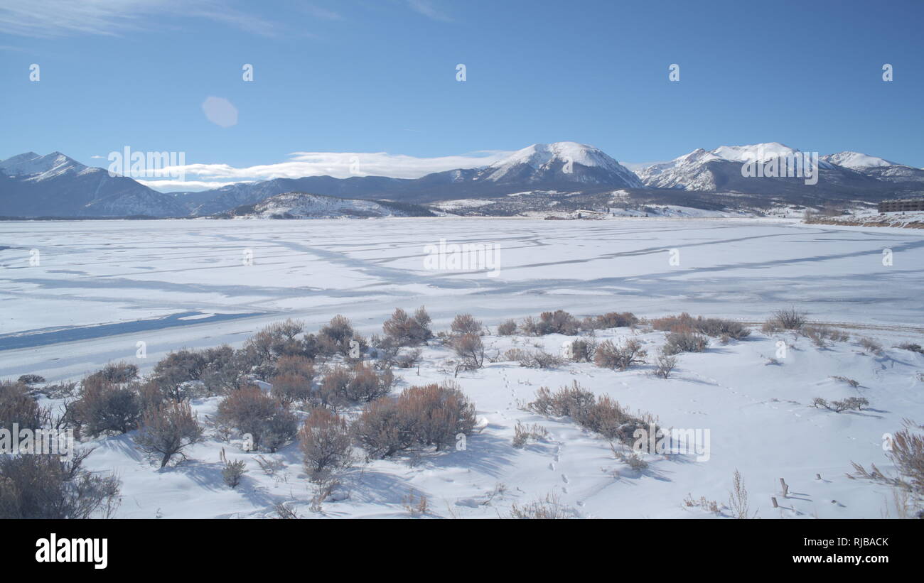 Winter in Colorado Stock Photo