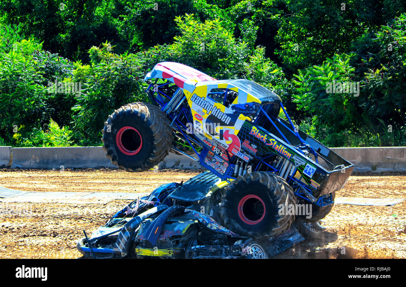 Monster Truck Black High Resolution Stock Photography And Images Alamy