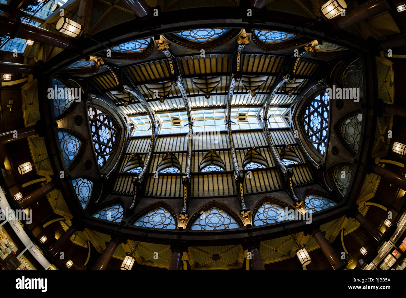 The inside the Wool Exchange Building, Bradford, West Yorkshire