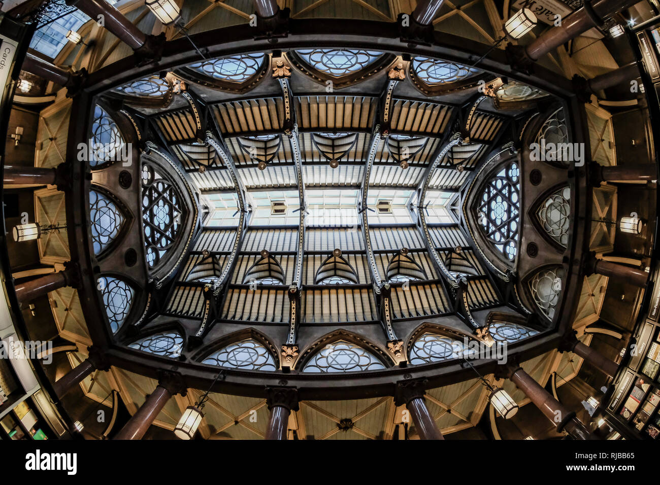 The inside the Wool Exchange Building, Bradford, West Yorkshire