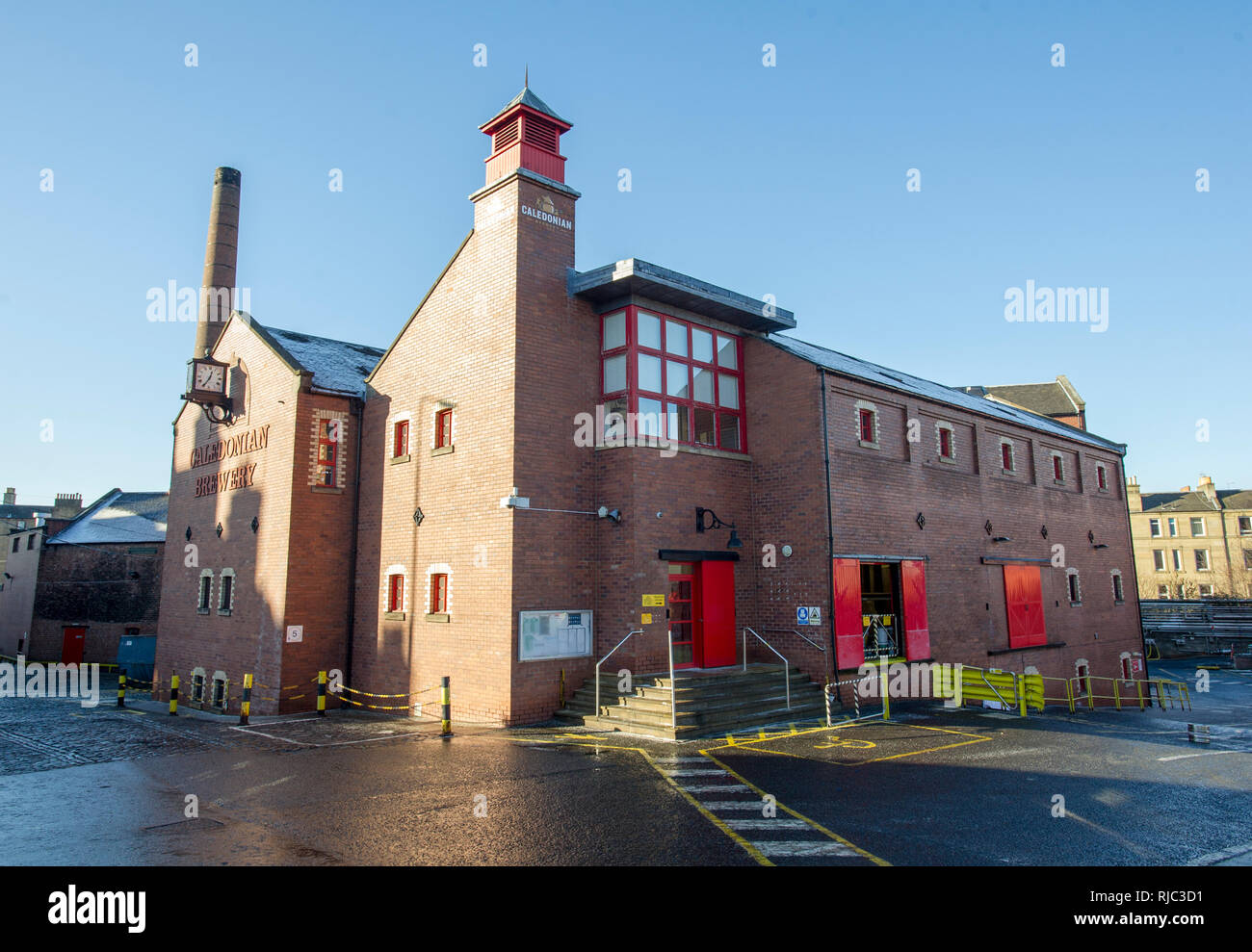 The Caledonian Brewery, Edinburgh. Stock Photo