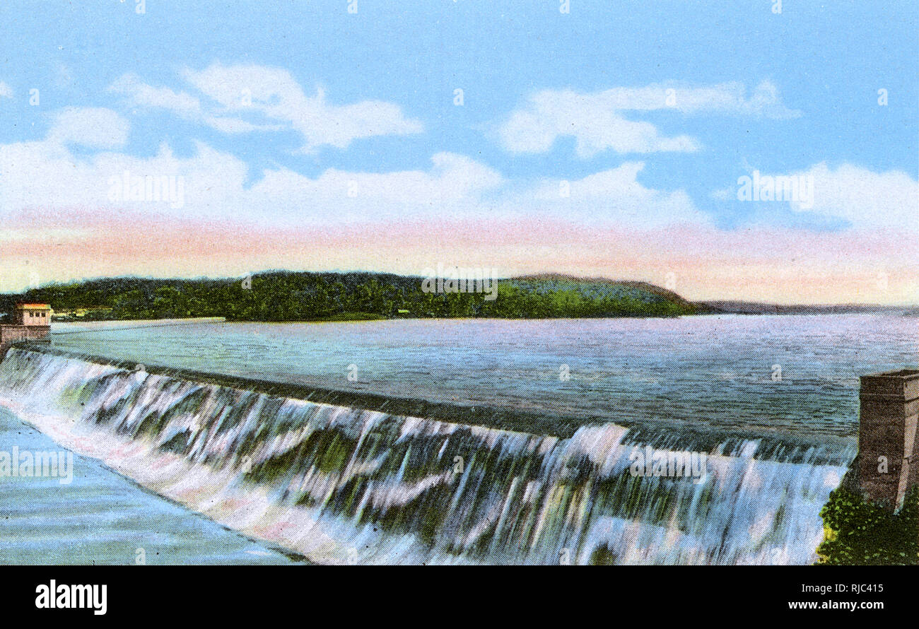 State of Oklahoma, USA Spavinaw Dam, Tulsa providing Oklahoma's