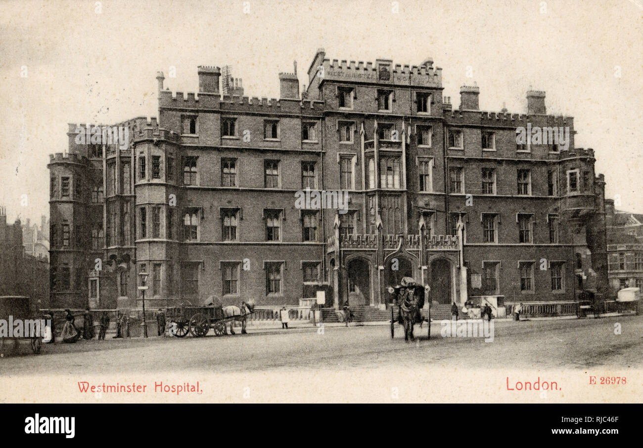 Westminster Hospital, London Stock Photo