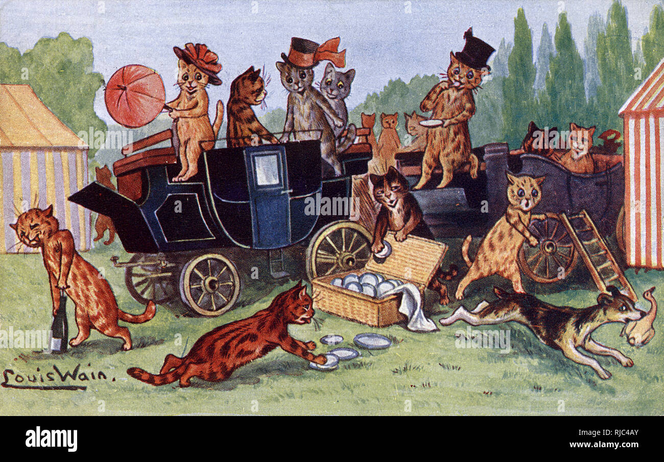 Louis Wain Cat High Resolution Stock Photography And Images Alamy