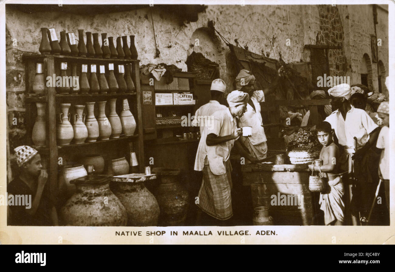 Native Street Store Maala Village, Aden, Yemen Stock Photo Alamy