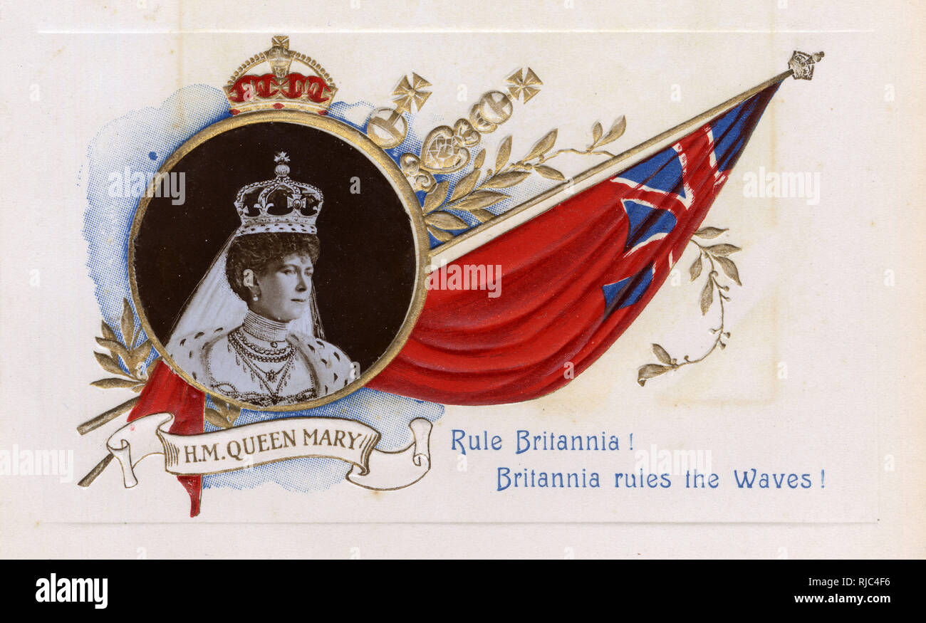 Queen Mary Britannia Rules the Waves Stock Photo Alamy