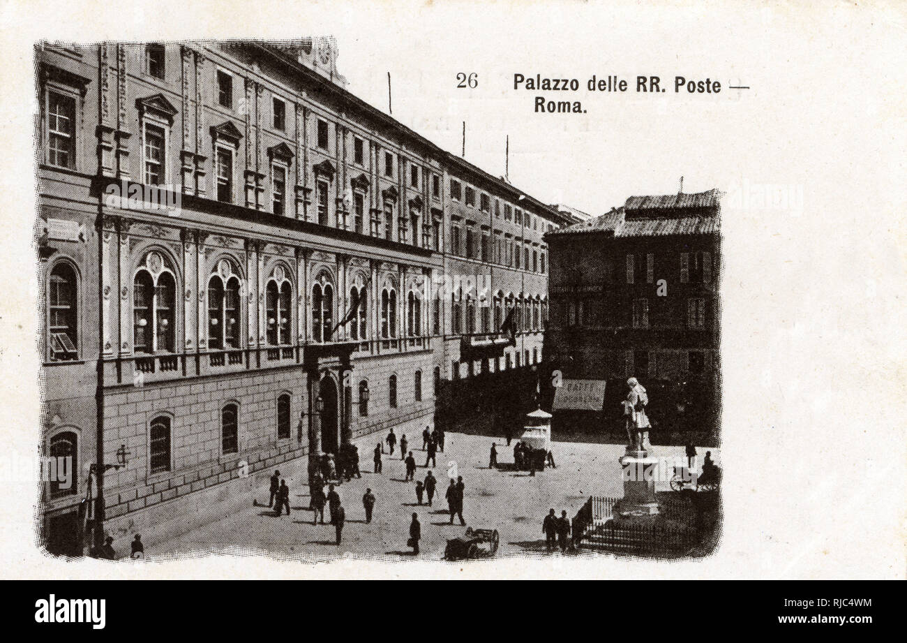 Rome, Italy - Palazzo delle Poste e Telegrafi Stock Photo