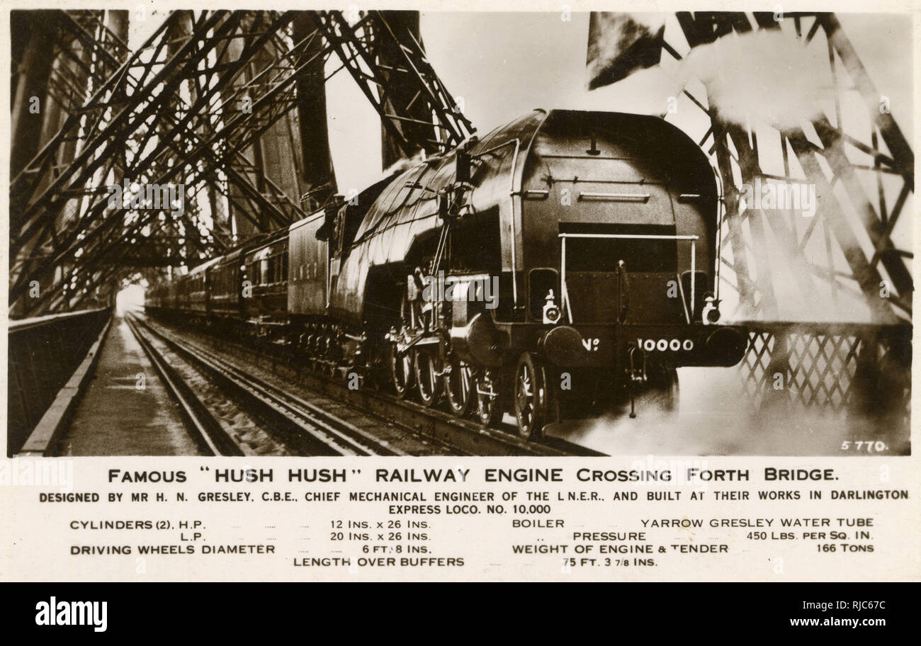 Lner w1 10000 hush hush hi-res stock photography and images