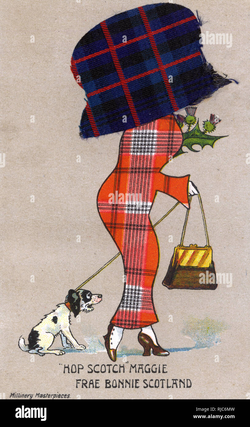 Hop Scotch Maggie - Frae Bonnie Scotland Stock Photo