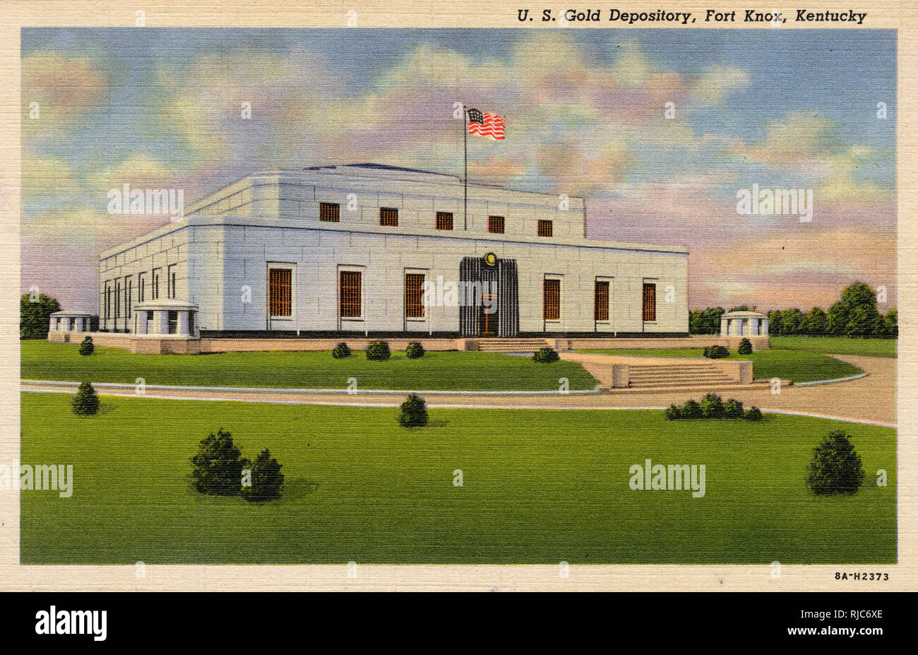 Us Gold Bullion Depository At Fort Knox Kentucky Usa Stock Photo Alamy