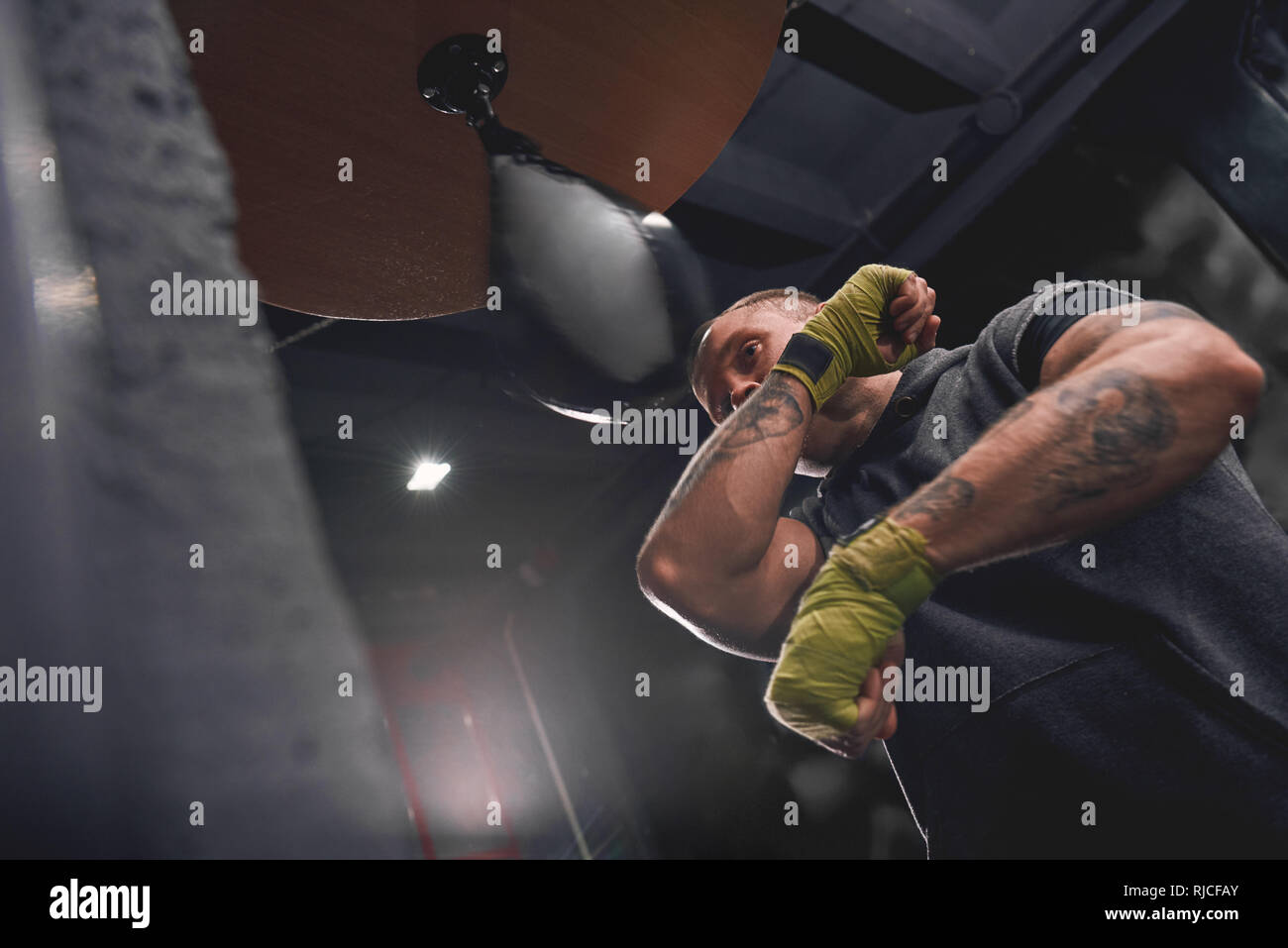 Punching bag workout hires stock photography and images Alamy