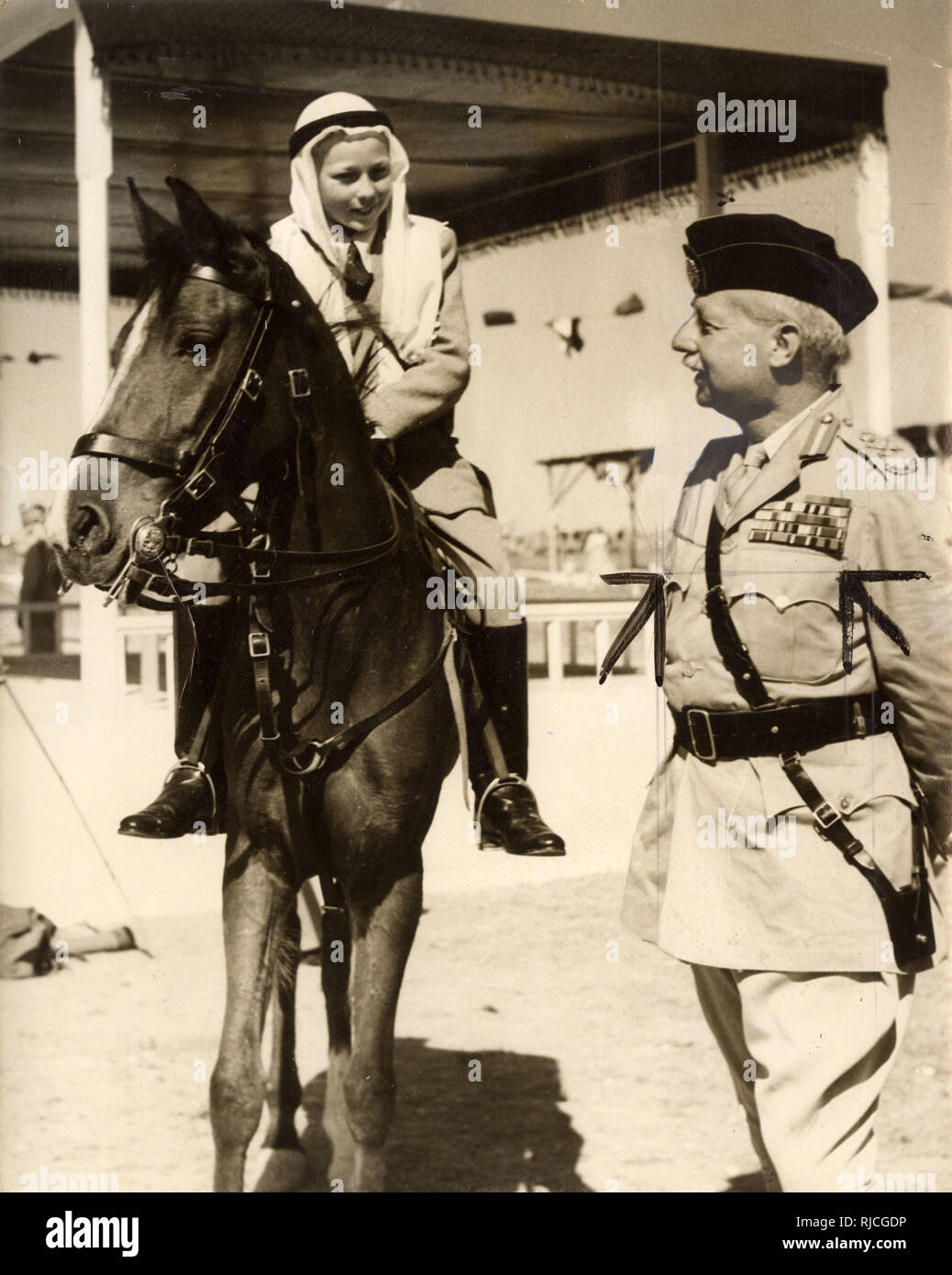 Glubb Pasha, British Commander of Arab Legion, Amman, Jordan Stock Photo -  Alamy