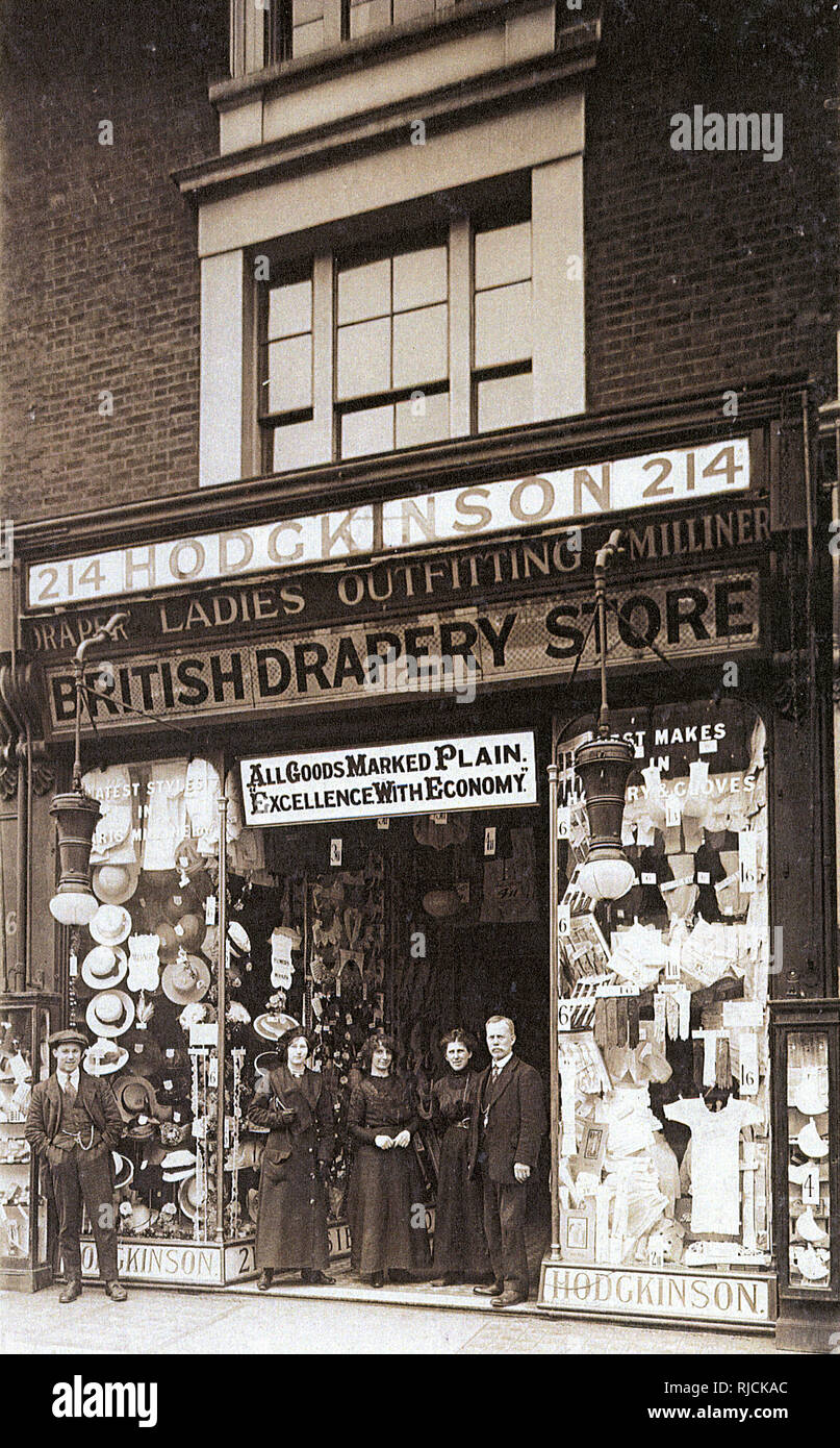 Hodgkinson British Drapery Store 214 Edgware Road London With