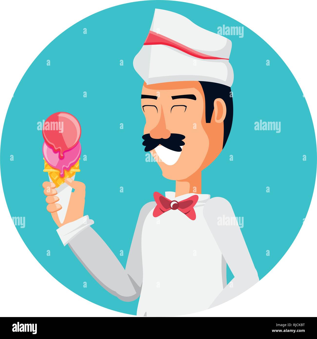 Ice Cream Man Hat High Resolution Stock Photography And Images Alamy