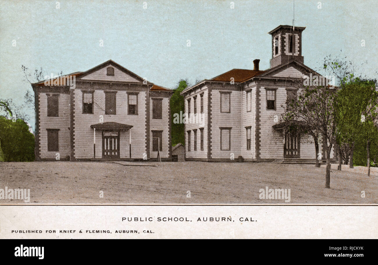 Public School, Auburn, California, USA Stock Photo Alamy