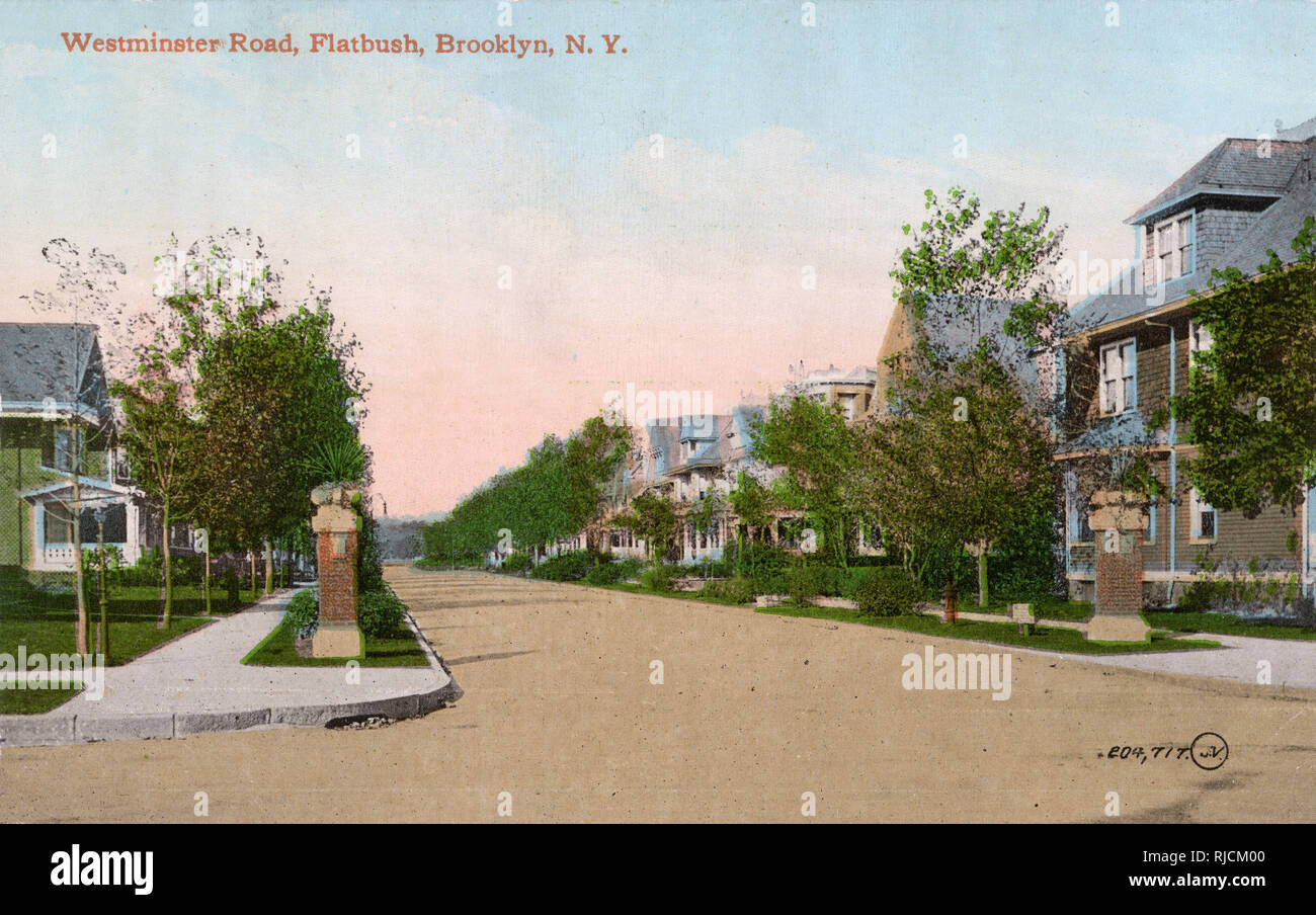 Westminster Road, Flatbush, Brooklyn, New York, USA Stock Photo Alamy
