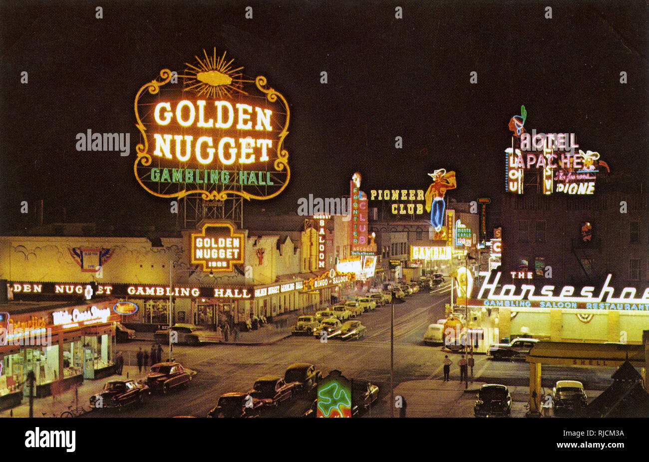 The Golden Nugget, Las Vegas, Nevada, USA Stock Photo