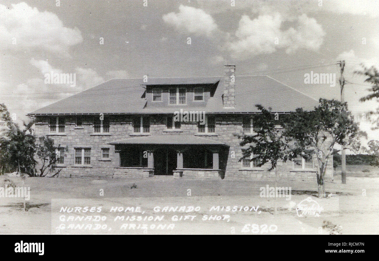 Nurses' Home, Ganado Mission, Ganado, Arizona, USA Stock Photo Alamy