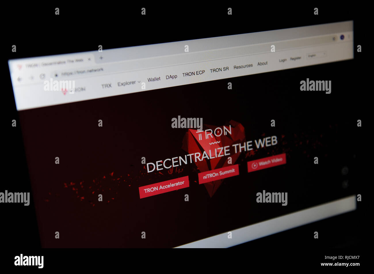 Www tron network hi-res stock photography and images - Alamy