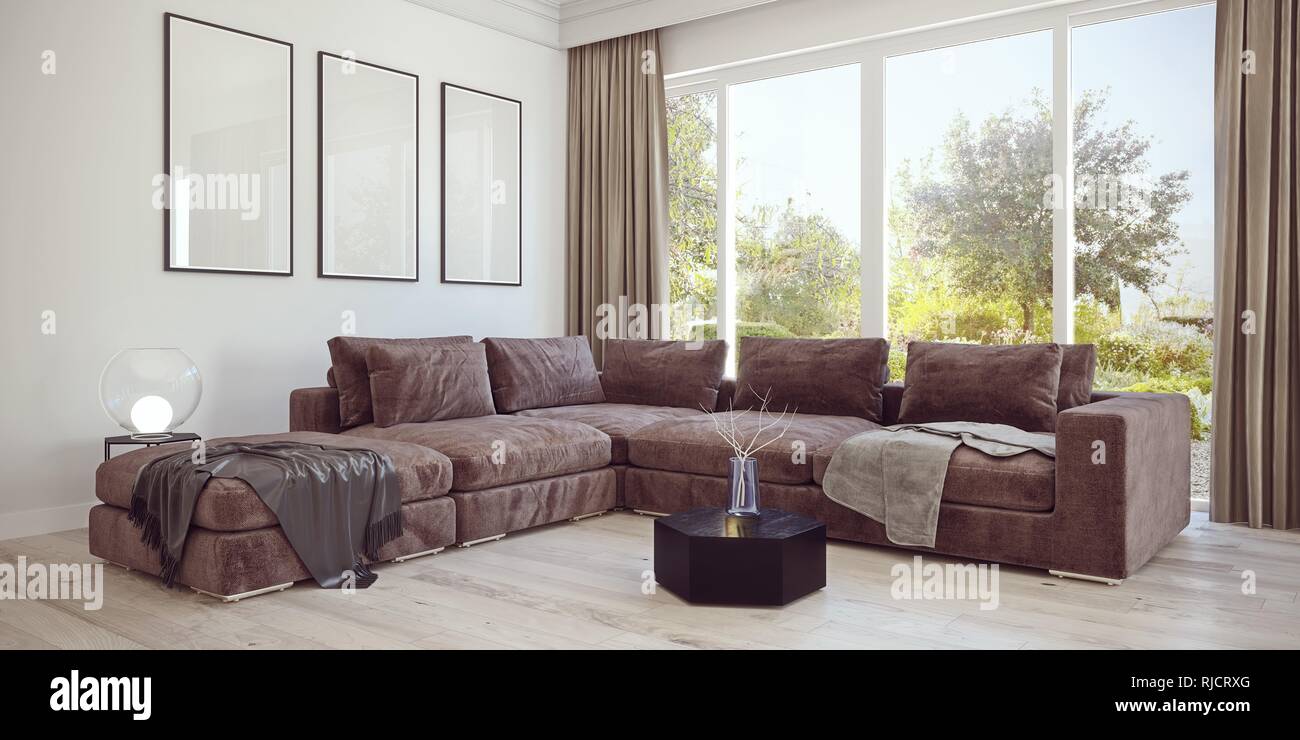 Modern Interior Design Of Italian Style Living Room