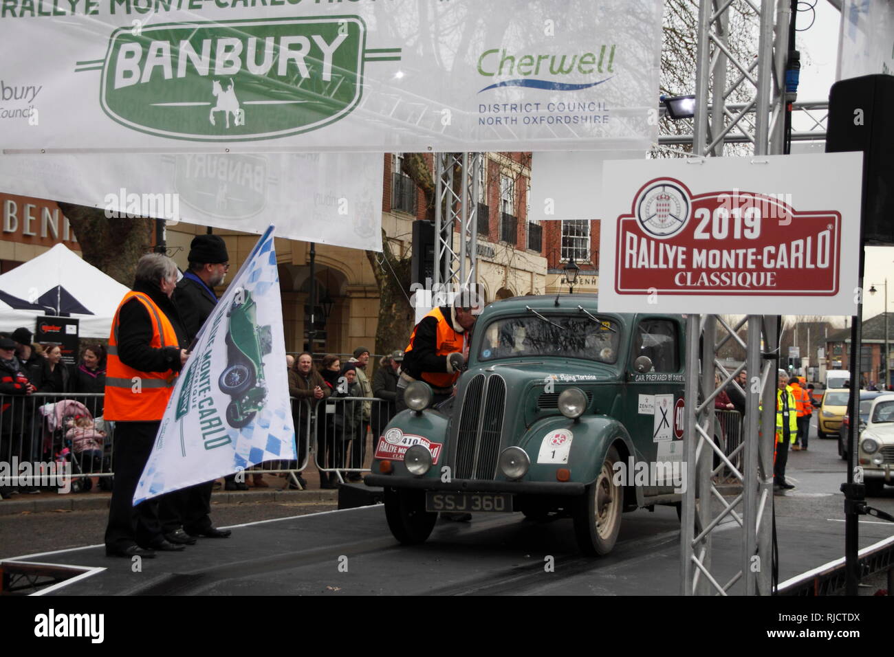 Monte-Carlo Rally Banbury 2019 Stock Photo