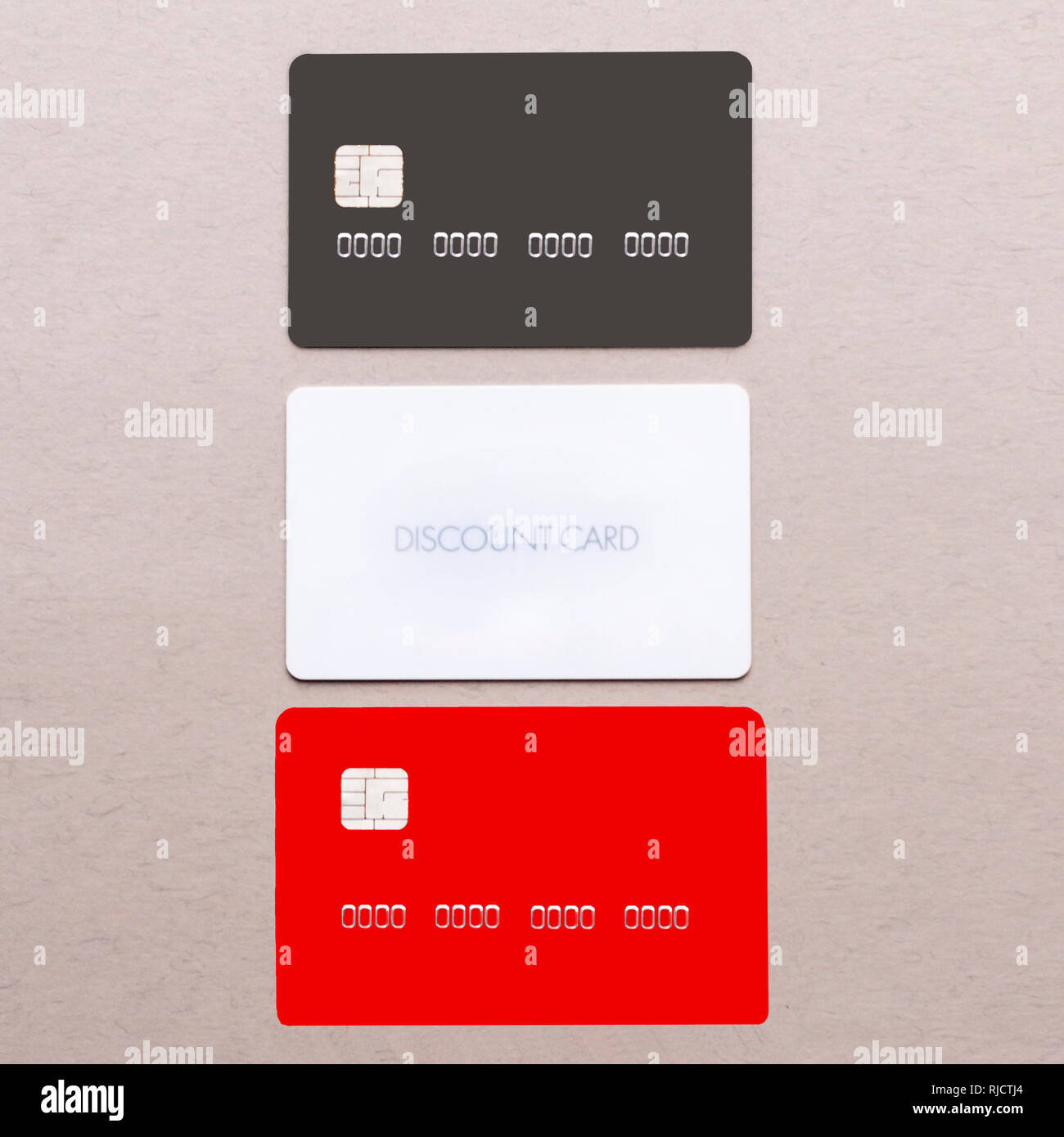 Bank Cards And A Discount Card The Concept Of Online Commerce