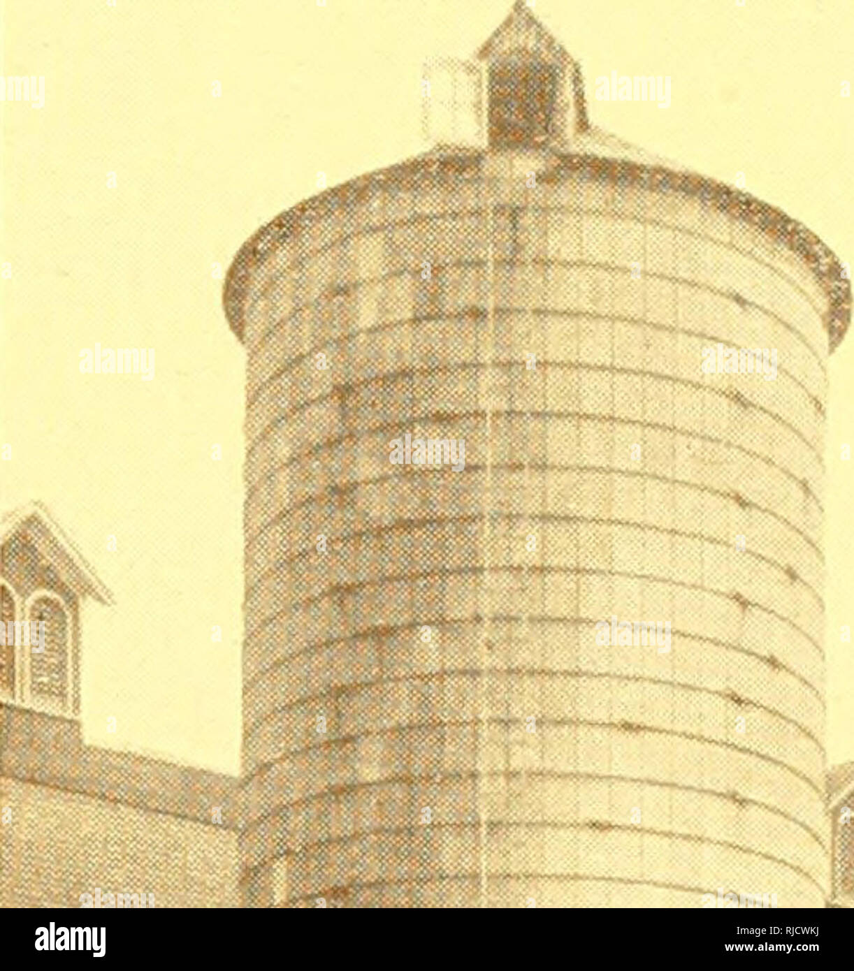 Cement Stave Silos Silage Concrete Construction Cement Stave