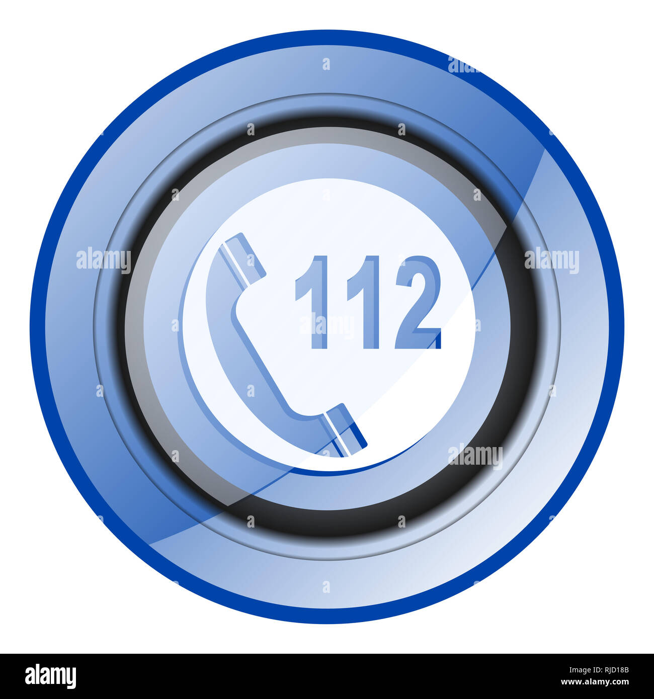 112 emergency icon website hi-res stock photography and images - Alamy