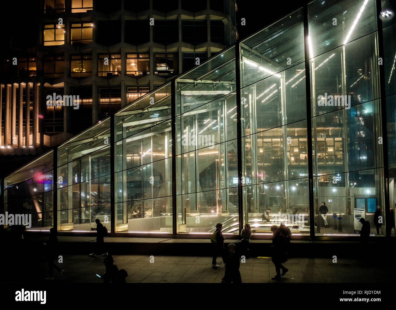 Tottenham court roads new central line station hires stock photography and images Alamy